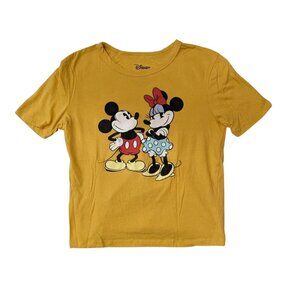 Disney Mickey & Mouse T Shirt Women Size S Graphic Print Y2K Retro Y2K Cosplay